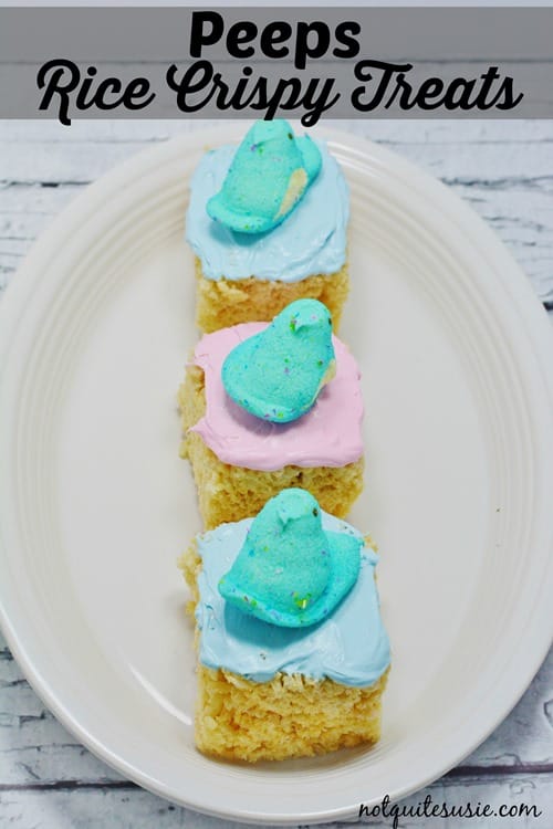 Peeps Rice Krispies Treats.