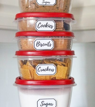 Stackable Pantry Organization