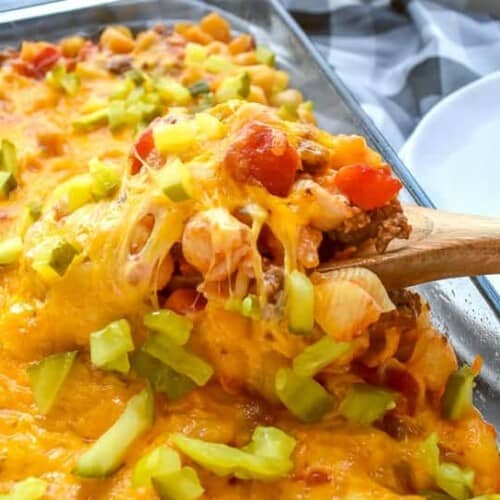 Cheeseburger Casserole Recipe 0911