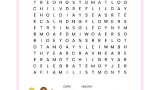 Mother's Day word search printable worksheet with 12 words to find. Download this free printable Mother's Day activity for kids here.