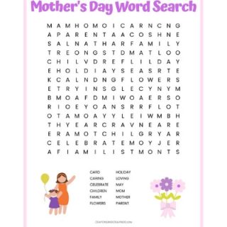 25 free printable word searches