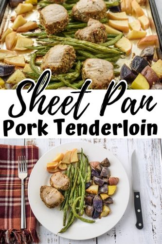 Sheet Pan Pork Tenderloin Recipe Pin