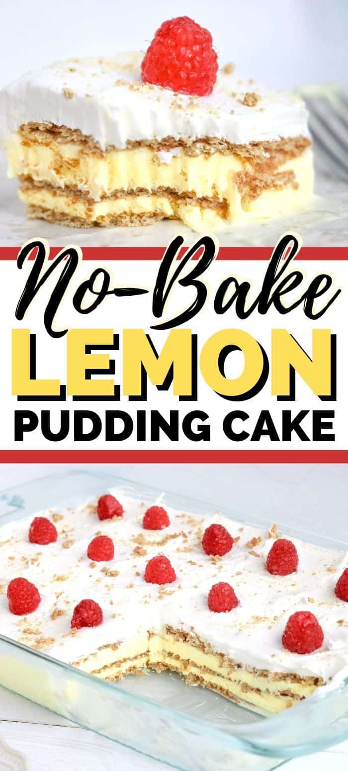 No-Bake Lemon Pudding Cake Pin.