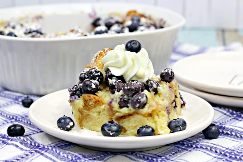 Blueberry Croissant Breakfast Bake Easy Overnight Breakfast Casserole