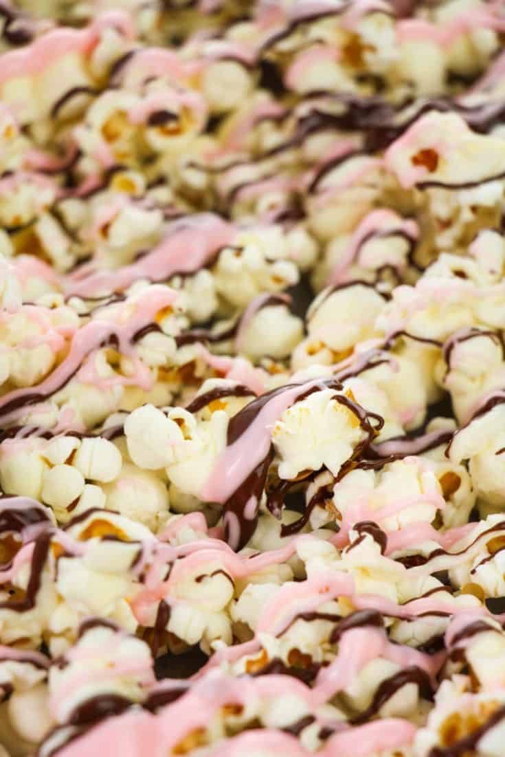 Chocolate Covered Popcorn, Ice Cream Sundae Style!