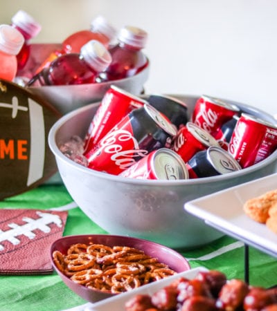 Game Day drink table