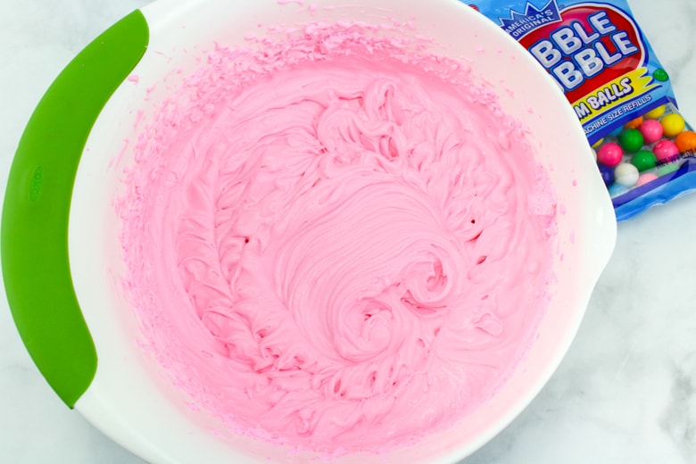 How to make pink bubble gum ice cream