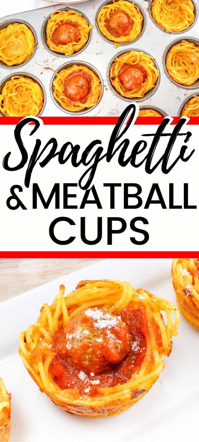 Spaghetti and Meatball Cups Pin