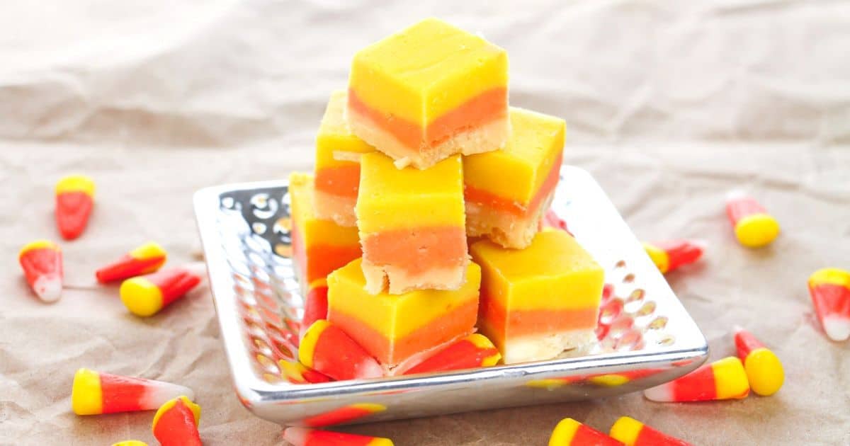 Candy Corn Fudge