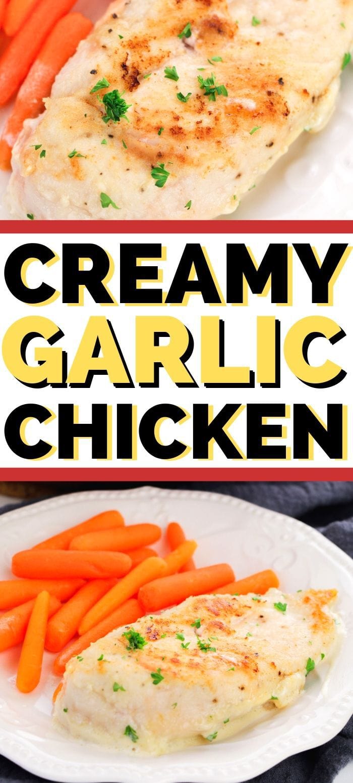 Creamy Garlic Chicken Pin