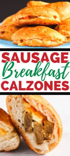 Sausage Breakfast Calzones Pin
