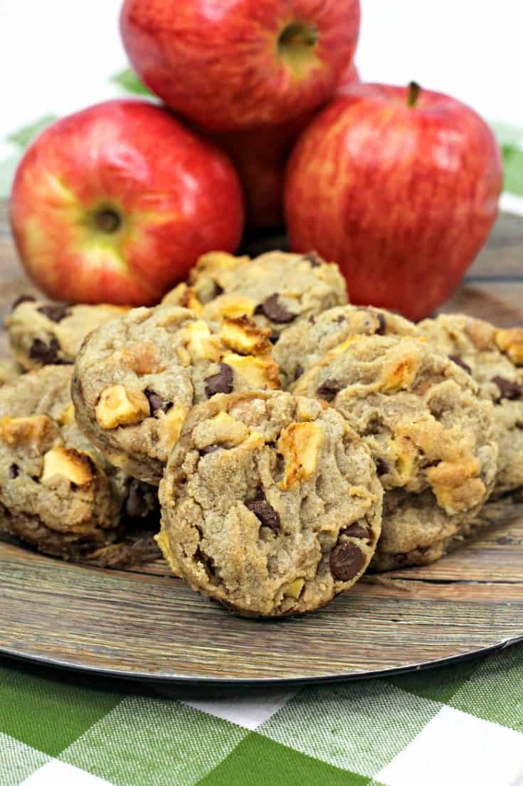 Caramel Apple Cookies Recipe with Chocolate Chips