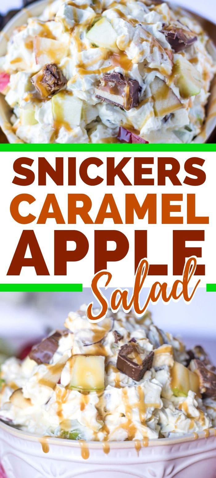 Apple Snickers Salad Easy 10 Minute Dessert Recipe