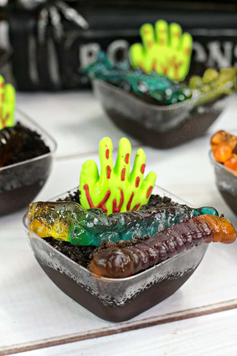 Graveyard Pudding Cups