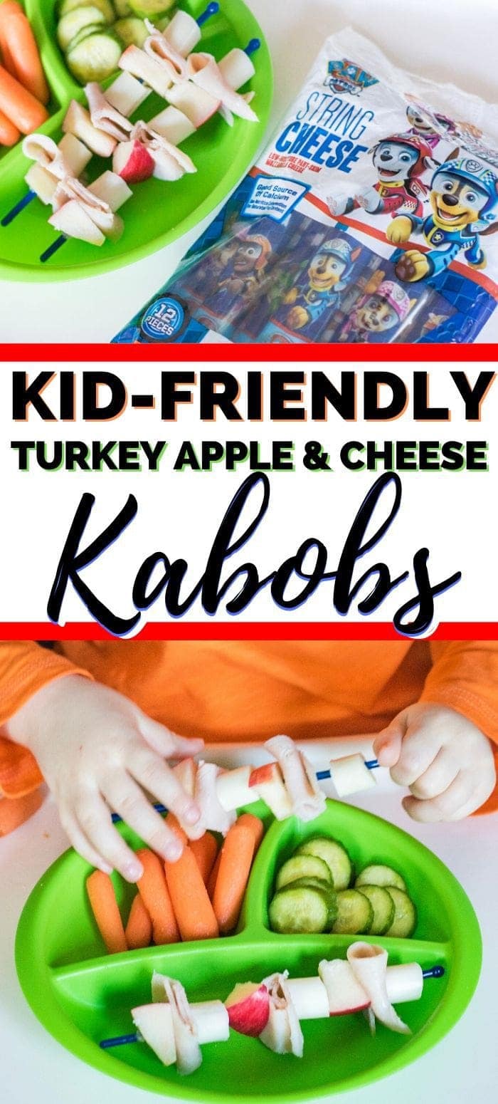 Kid-friendly Turkey Apple Cheese Kabobs