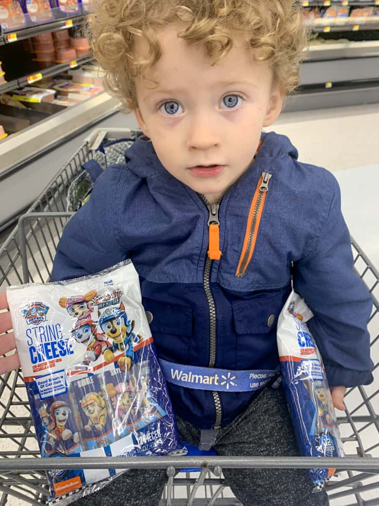 PAW Patrol String Cheese at Walmart