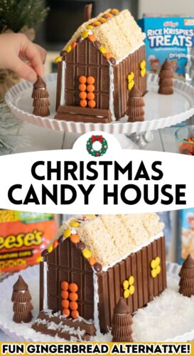 Christmas Candy House: Fun Gingerbread Alternative.