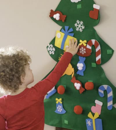 Felt Christmas Tree for Kids to Decorate