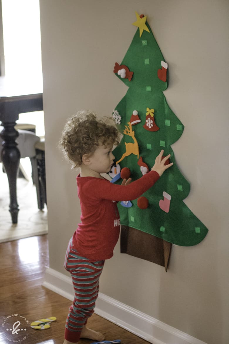 Felt Christmas Tree for Toddlers