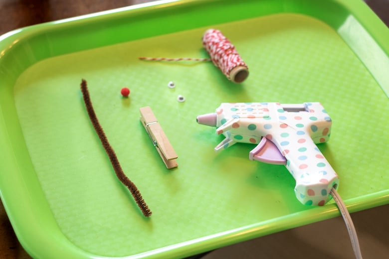 Clothespin Reindeer Christmas Ornaments