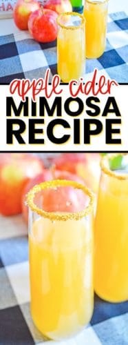 apple cider mimosas pinterest image