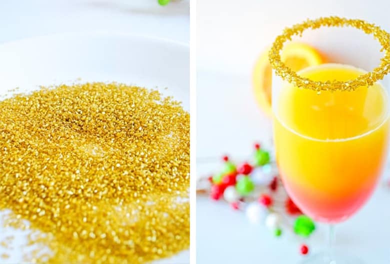 how to make a christmas mimosa