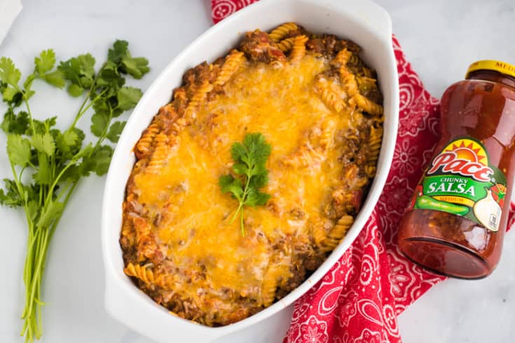 Easy Cheesy Taco Pasta Bake