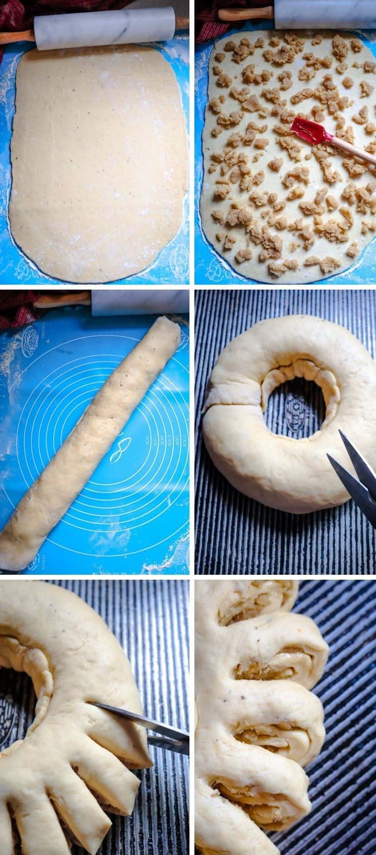 Roll Out Dough and Form Ring
