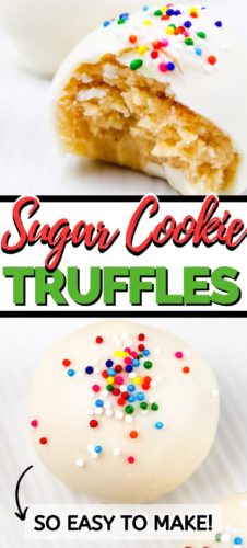 Sugar Cookie Truffles
