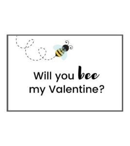 Bee Valentine’s Day Card