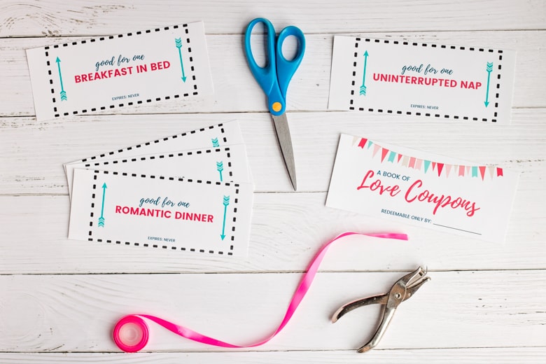 Love Coupons - Free Printable Valentine's Day Coupon Book