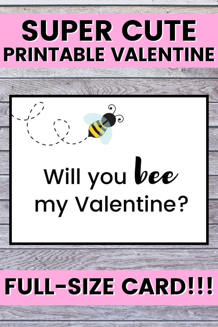 Super Cute Printable Valentine