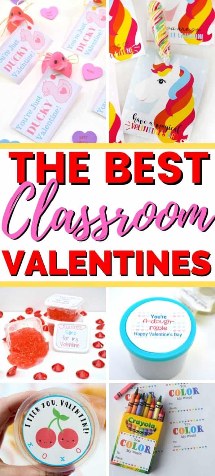 25+ Classroom Valentine Ideas that the kids will LOVE!