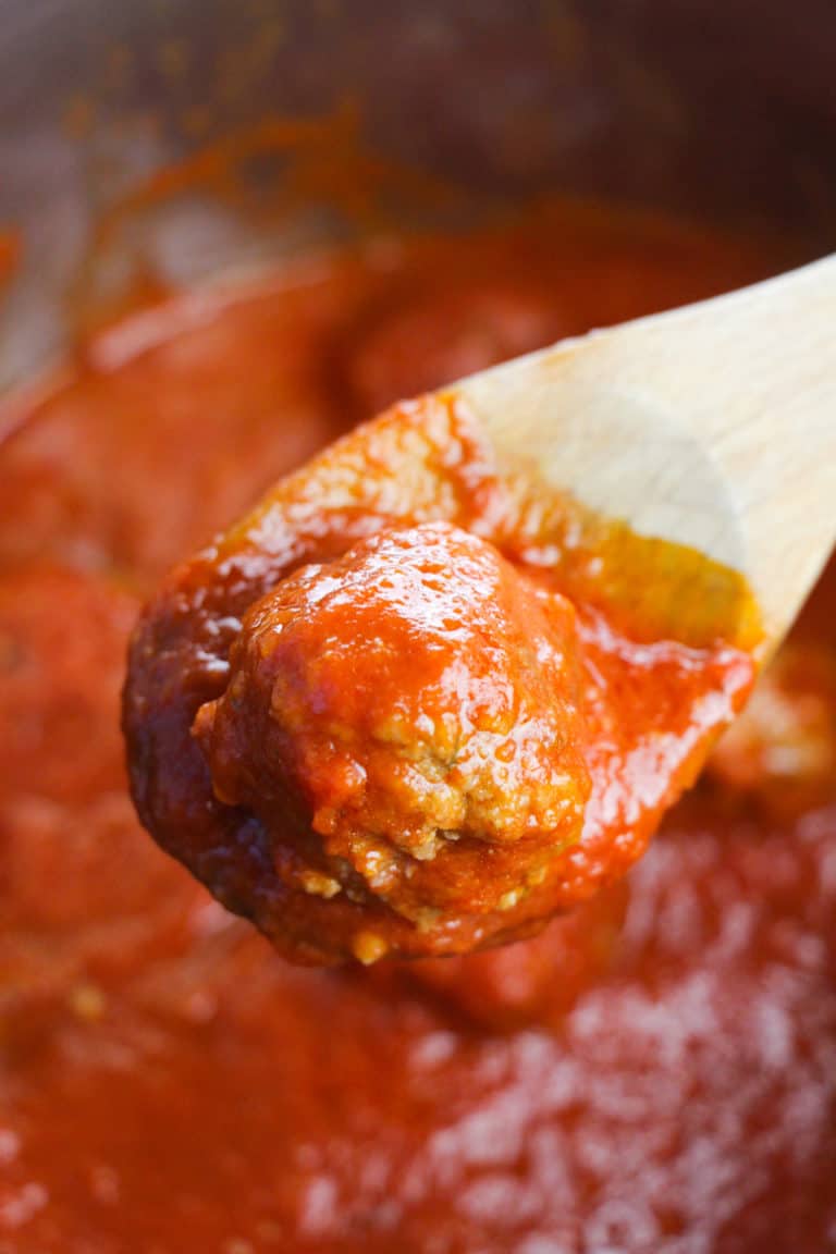 Easy Instant Pot Meatballs Recipe (Directions both with and without sauce)