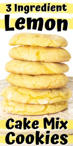 Easy Lemon Cake Mix Cookie Recipe