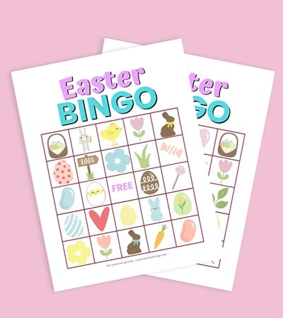 Easter Bingo Game for Kids to Play - Easy Holiday Ideas