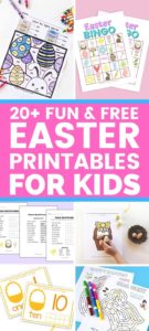 20+ Fun &amp; Free Easter Printables for Kids