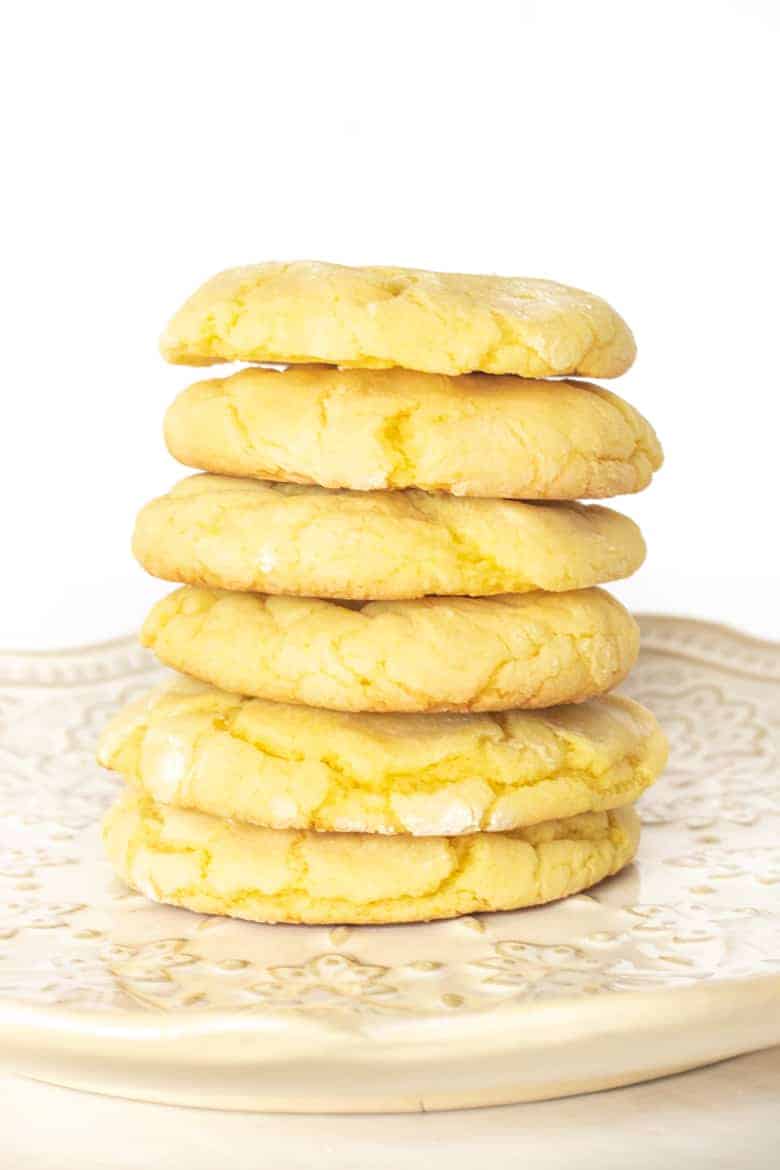 Easy Lemon Cake Mix Cookies (Only 3 Ingredients!!!)