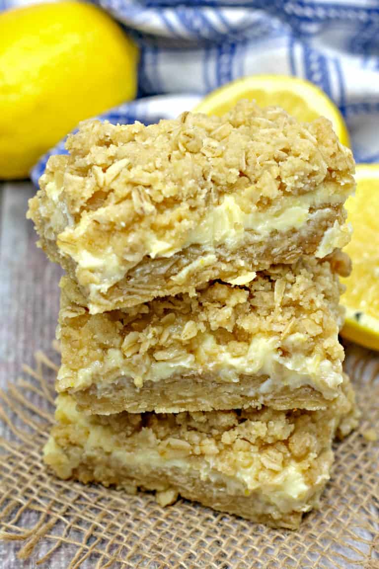 Oatmeal Lemon Creme Bars Recipe