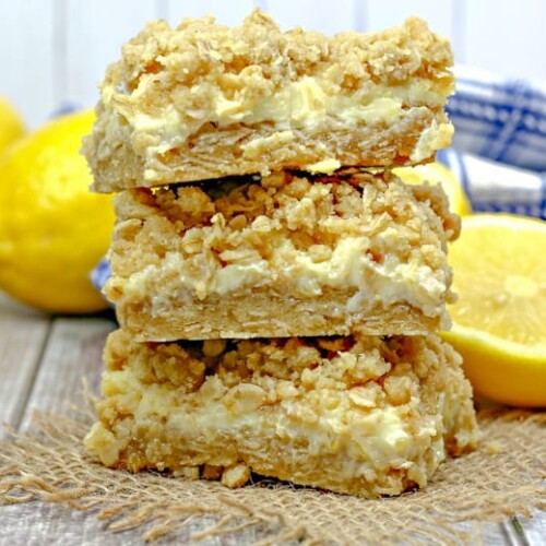 Oatmeal Lemon Creme Bars Recipe