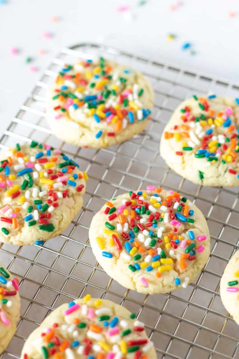 3Ingredient Funfetti Cake Mix Cookies (Easy Recipe!)