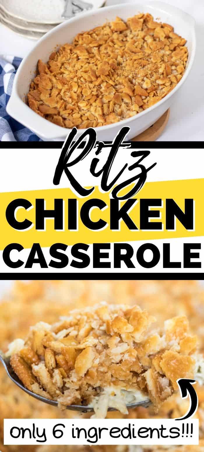 6 Ingredient Ritz Chicken Casserole