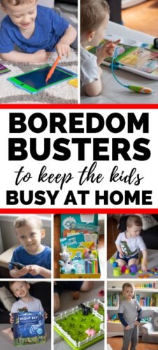 Boredom Busters to keep the kids busy at home