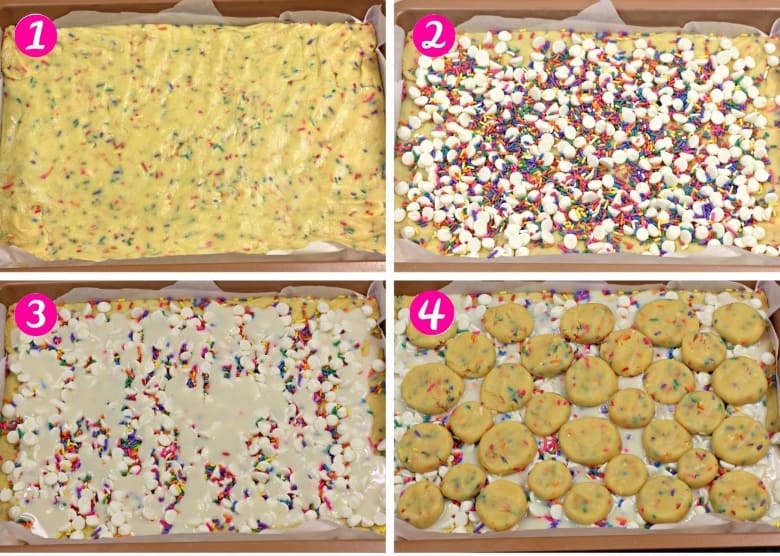 Funfetti Cake Batter Bars Recipe