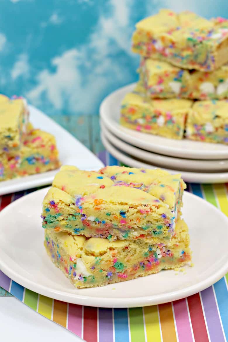 Funfetti Cake Batter Blondies