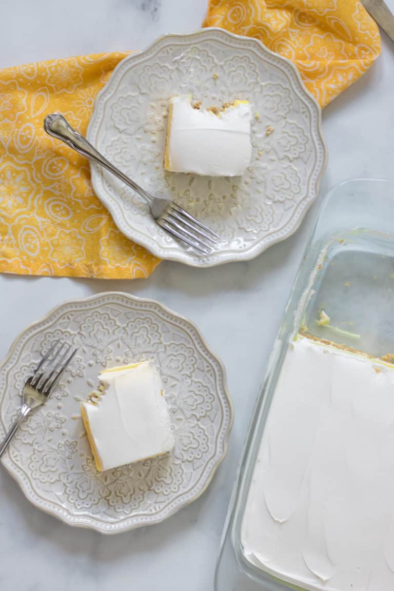 Lemon Lush Recipe {Easy NoBake Dessert Lasagna}
