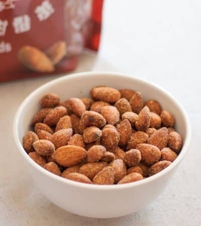 bowl of Spicy Almonds