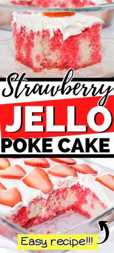 Strawberry Jello Poke Cake pin.