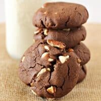 Double Chocolate Pecan Cookies