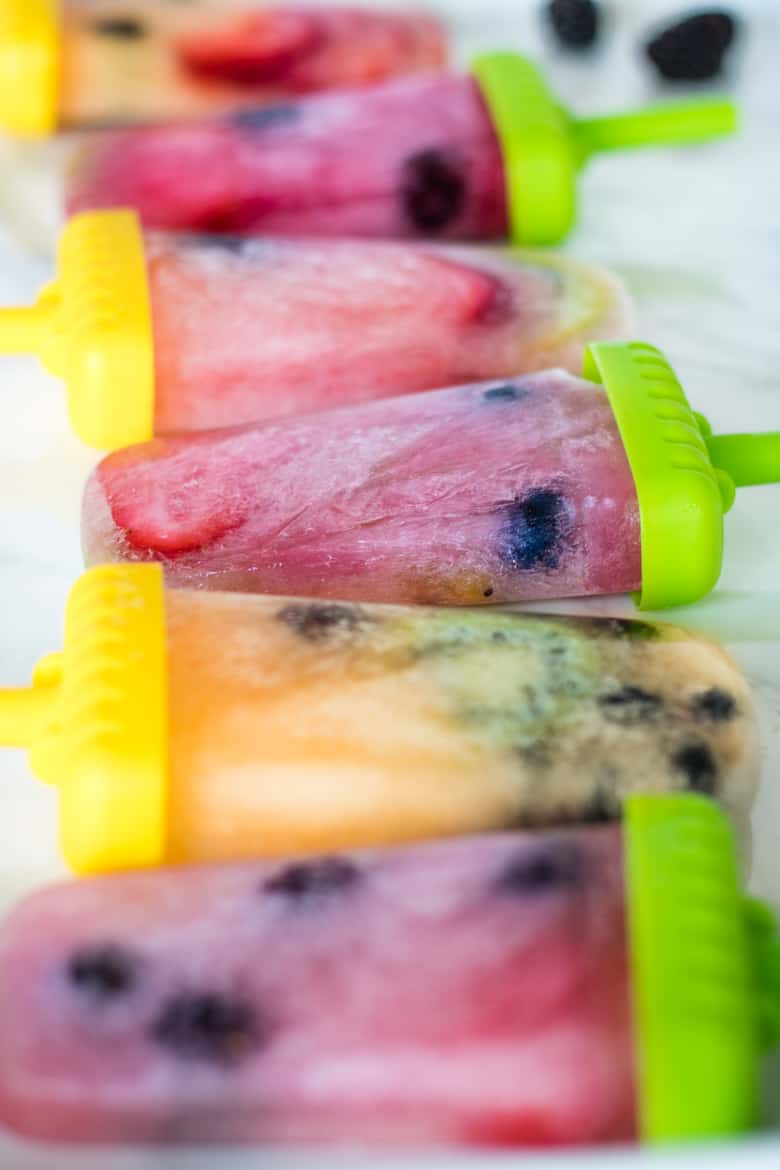 Sparkling Ice Fruit Popsicles